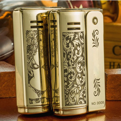 Vỏ Hộp Quẹt Bật Lửa Xăng Đá IMCO 6800H Kiểu Cối Cổ Bằng Đồng Cực Đẹp - Nhiều Hình