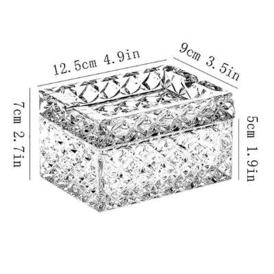 Hộp đựng pha lê cigar kiêm gạt tàn 2 in 1 Bohemia Crystal Hàng chính hãng