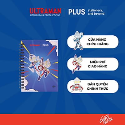 Sổ tay lò xo Ultraman A6 size nhỏ – 160 trang, giấy 80gsm, chống lóa