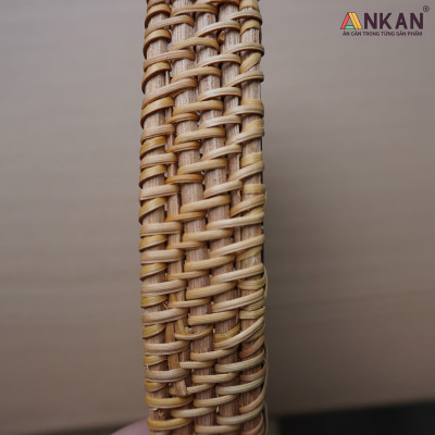 Khay Mây Khảm Trai Hình Bầu Dục Đựng Bánh Kẹo, Trái Cây, Khay Trang Trí Decor Nhà Cửa, Sản Phẩm Thủ Công Từ Mây Tự Nhiên