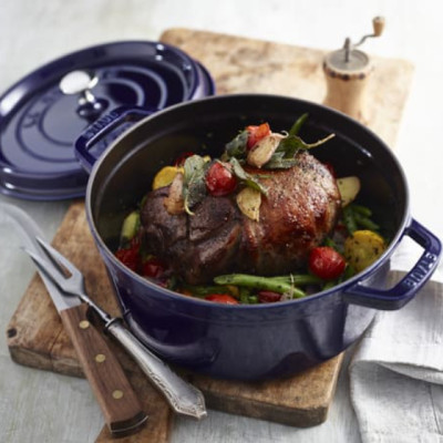 Staub - Nồi tròn màu xanh đen - 20cm (2.2L)