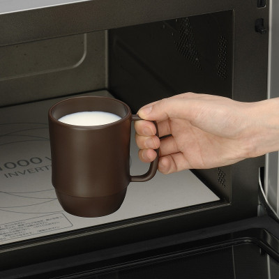 Combo Cốc nhựa uống nước Inomata cao cấp - Nâu nội địa Nhật Bản