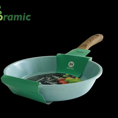 Chảo Chống Dính Ecoramic Platinum Vân Đá Đáy Từ Chính Hãng Cao Cấp, Siêu Bền, Bảo hành sản phẩm 2 tháng