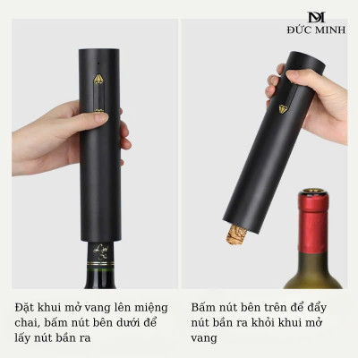 DỤNG CỤ MỞ RƯỢU VANG ĐIỆN DIAMOND CÓ SẠC