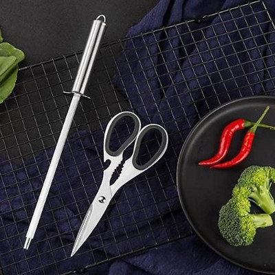 Bộ dao 6 món nhà bếp Nhật Bản siêu sắc bén cao cấp - Logo trên thân dao ngẫu nhiên -Hàng Chính hãng