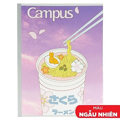 Vở Kawaii A5 4 Ly Ngang 200 Trang ĐL 70g/m2 - Campus NB-AKWI200 (Mẫu Màu Giao Ngẫu Nhiên)