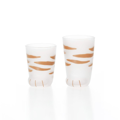Bộ ly hình chân mèo mướp nâu Aderia - Coconeco - 2 cái