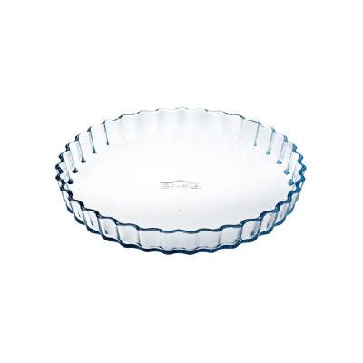 Khay Bánh Gốm Thủy Tinh Hình Tròn Ocuisine – 27x27x3cm