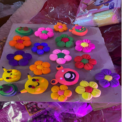 Đất Sét Tự Khô, Đất Nặn 36 Màu, Siêu Nhẹ, Chất Liệu An Toàn, Tặng Kèm Bộ Dụng Cụ