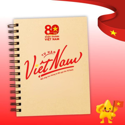 Sổ Gáy Xoắn A80 Kraf - Tự Hào Việt Nam