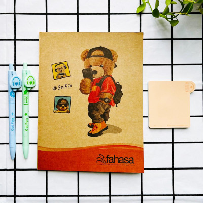 Combo 5 Tập Học Sinh 100 Trang ĐL 100g/m2 - FAHASA - Cute Bears (Mẫu Màu Giao Ngẫu Nhiên)