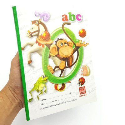 Vở Class ABC - 4 Ô Ly 96 Trang ĐL 100g/m2 - Hồng Hà (Mẫu Màu Giao Ngẫu Nhiên)