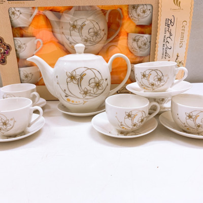 BỘ ẤM CHÉN SỨ PHA TRÀ TRUYỀN THỐNG ( GIAO NGẪU NHIÊN ) - ANTH627