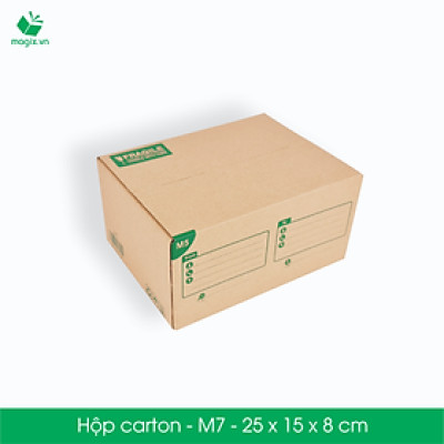 M7 - 25x15x8 cm - 100Thùng hộp carton