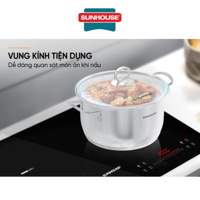 Nồi Inox 5 đáy Sunhouse SHG788-20 -24