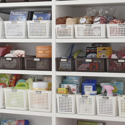 Rổ Nhựa Đa Dụng Inomata Có Lỗ Thoáng Khí Nhiều Size