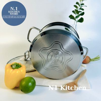 Nồi inox cao cấp Korkmaz Perla thân cao Thổ Nhĩ Kỳ - Bảo hành 4 năm - Hàng Chính Hãng