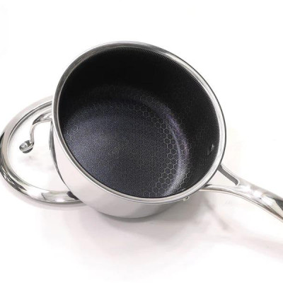 [Hàng chính hãng] Nồi, Quánh inox iMat Blackcube 16cm, Cao 8cm, Thể tích 1.6l, Phủ chống dính Daikin-Nhật Bản thế hệ mới