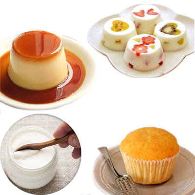 Combo 10 Khuôn Làm Bánh Flan Rau Câu Cupcake Inox 304 ( 7cm ) Nắp Nhựa Khít ( Tặng 20 Khuôn Rau Câu Không Nắp ) 