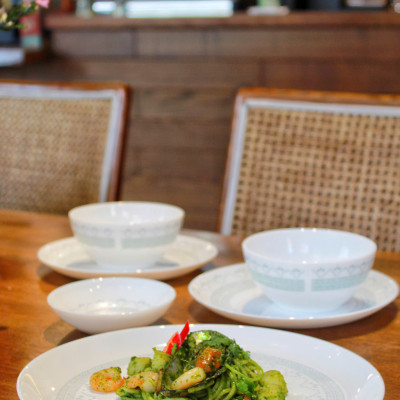 Đĩa Sâu Thủy Tinh Luminarc Diwali Geomatric Blue 20cm đựng thức ăn, cường lực, chịu nhiệt - Bộ 3 đĩa - V6538