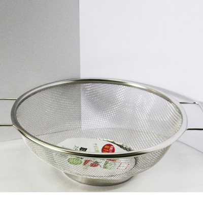 Rổ tròn Echo Metal có tay cầm , làm từ inox cao cấp, bền đẹp và an toàn tuyệt đối cho người sử dụng - nội địa Nhật Bản
