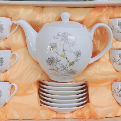 BỘ ẤM CHÉN SỨ PHA TRÀ TRUYỀN THỐNG ( GIAO NGẪU NHIÊN ) - ANTH627