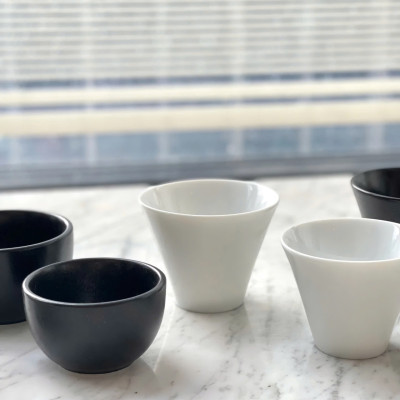 Ly sứ ORIGAMI Sensory Milk Beverage Cup 140ml không quai