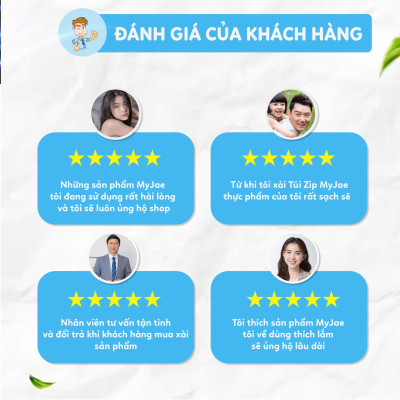 Túi Zip Đựng Thực Phẩm MyJae size S (20 cái)