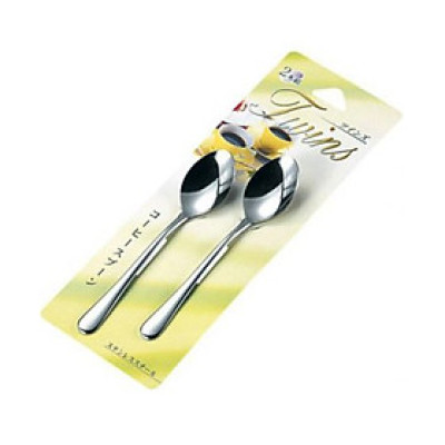 Set 2 thìa inox Twins uống trà nội địa Nhật Bản