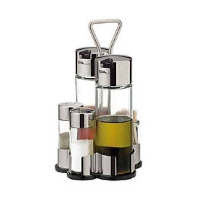 Bộ đựng giấm, dầu, muối , tiêu Tescoma T650356 6 in 1 Hàng chính hãng