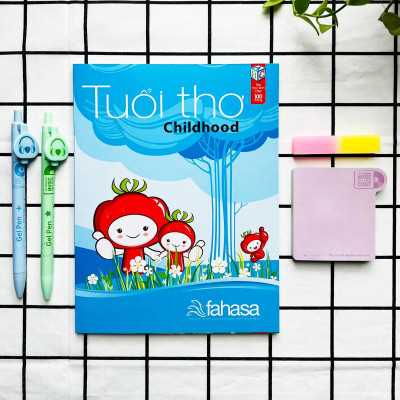 Combo 5 Tập Học Sinh 4 Ô Ly 100 Trang ĐL 80g/m2 - FAHASA (Mẫu Màu Giao Ngẫu Nhiên)