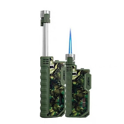 Vỏ hộp quẹt bật lửa khò 1 tia ZB-196 cổ dài có khóa ga