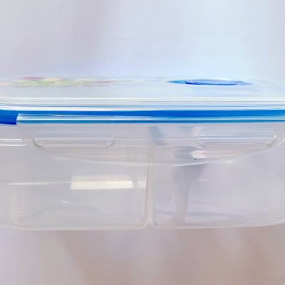 Hộp cơm trưa văn phòng 3 ngăn nhựa SOng Long cao cấp -Tặng kèm thìa phíp