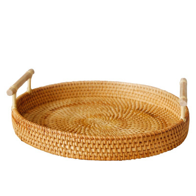 Khay May Tròn Đựng Đồ Trang Trí Décor Đa Năng