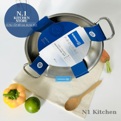 Chảo omelette inox cao cấp Korkmaz Proline 24 cm - A1185 - Hàng chính hãng