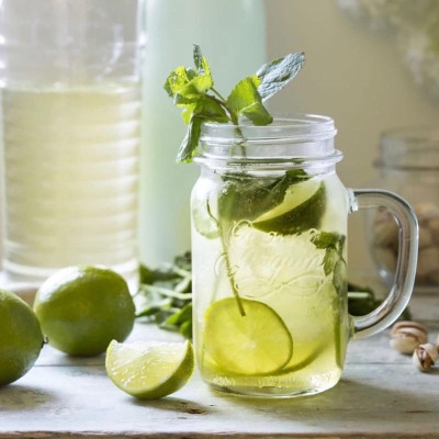 Hũ thủy tinh tay cầm 415ml 