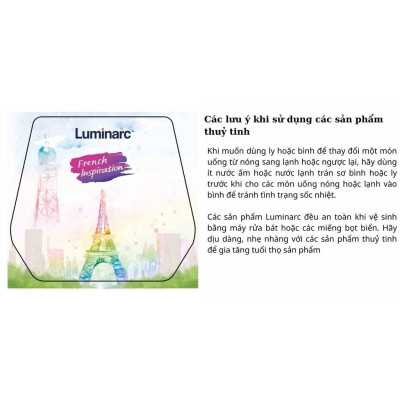 Ly Bia Thủy Tinh Luminarc Benidorm 450ml - G2616 - Bộ 6 ly