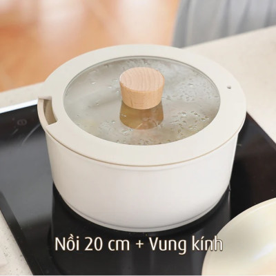 Bộ 3 nồi chảo cán rời Neoflam 