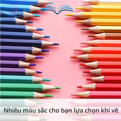 Bút chì màu chuyên nghiệp dạng cốc 24 MÀU Kèm Gọt