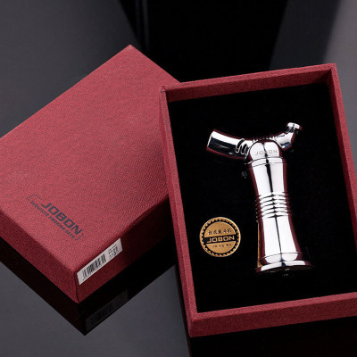 Vỏ Hột Quẹt Bật Lửa Khò 1 Tia Để Bàn Jobon ZB-565 Thiết Kế Đẹp Độc Lạ Lửa Khò Mạnh Mẽ - Dùng Gas Cao Cấp