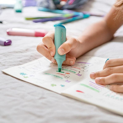 Bút Dạ Quang Classic Pastel Kim Tuyến - Maped 742033 - Mực Xanh Lá