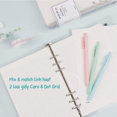 Sổ Caro file Binder kẹp còng Klong A5 - 100 tờ; MS: 994