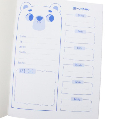 Tập Class Happy Day - 5 Ô Ly Vuông - 96 Trang 58gsm - Hồng Hà 0351 (Mẫu Bìa Giao Ngẫu Nhiên)