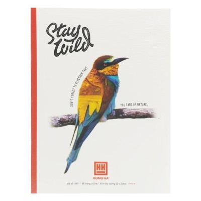 Vở Stylex 4 Ô Ly 96 Trang ĐL 70g/m2 - Hồng Hà 0411 (Mẫu Màu Giao Ngẫu Nhiên)
