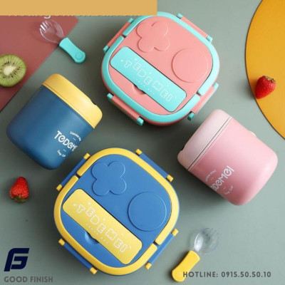 Khay đựng thức ăn giữ nhiệt làm từ thép không gỉ 304 FG Good Finish,họa tiết đẹp