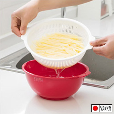 Bộ Thau Rổ Nhựa NAKAYA 20cm - Hàng nội địa Nhật Bản |#Made in Japan|