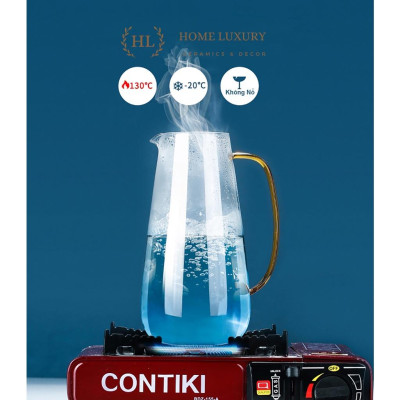 Bộ bình cốc thủy tinh chịu nhiệt Aqua Ocean 2022 | Bộ Bình Cốc Thủy Tinh Xanh Chịu Lực Chịu Nhiệt Siêu Nhẹ Đun Trực Tiếp