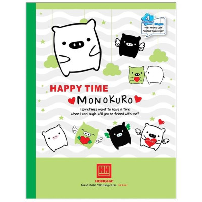 Combo 5 Vở 4 Ly Ngang 96 Trang 80gsm Class Heoboo - Hồng Hà 0446