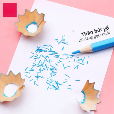Bút chì màu chuyên nghiệp dạng cốc 24 MÀU Kèm Gọt