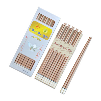Bộ 10 Đôi Đũa Gỗ Sao Ghép Đầu Trắng Cao Cấp - Đồ Gỗ Gia Dụng Thủ Công Mỹ Nghệ Thương Hiệu Trường Sơn